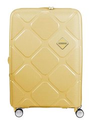 American Tourister Check in Instagon Luggage Trolly Suitcase, Large, Pastel Yellow