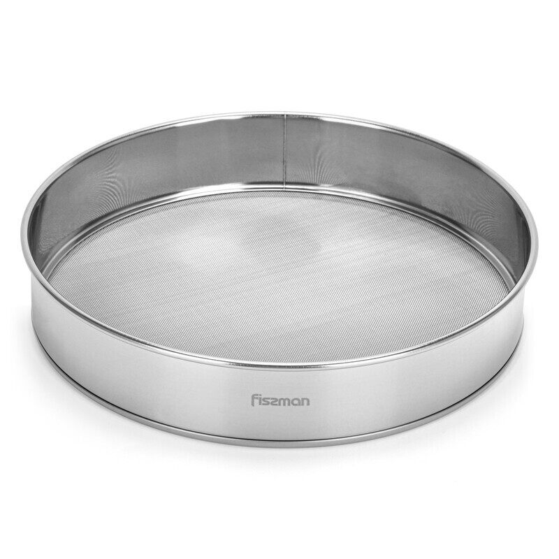 

Fissman 24cm Stainless Steel Round Flour Sifter, Silver