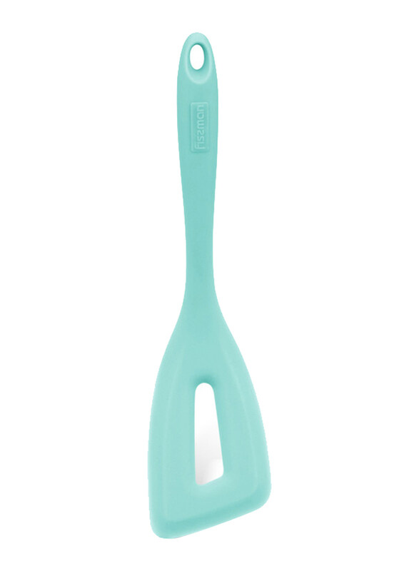 

Fissman 27cm Silicone Iris Series Slotted Spatula/Turner, Mint Green