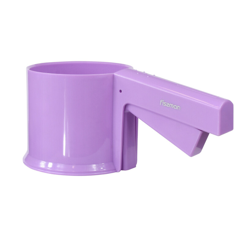 

Fissman Plastic Mug Sifter Flour Strainer, Purple