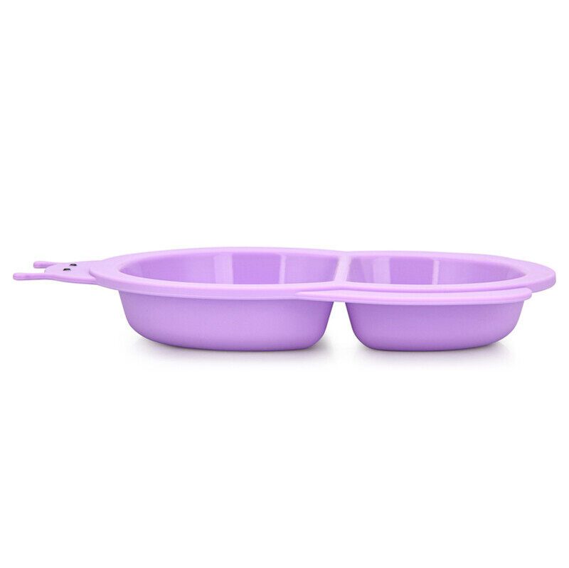 

Fissman Silicone Divided Bee Design Bowl, Violet