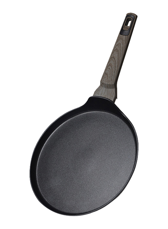 

Fissman 24cm Melani with Aluminium and Non-Stick Coating Crepe Pan, Black