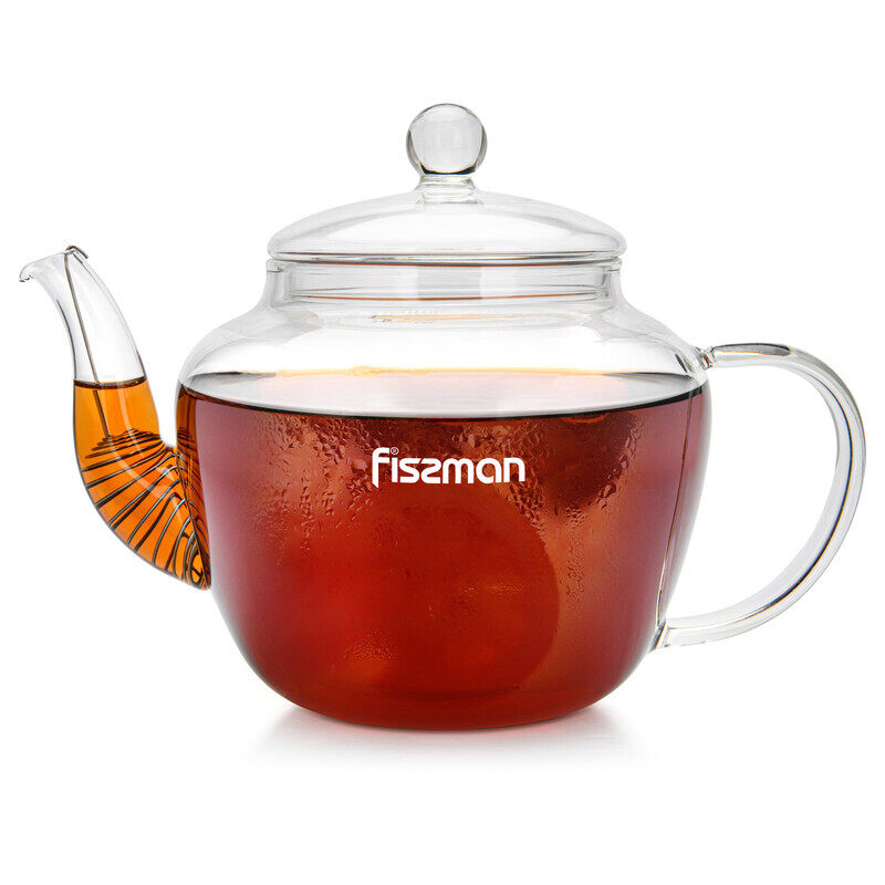 

Fissman 21.5cm Glass Tea Pot with Removable Infuser, Clear