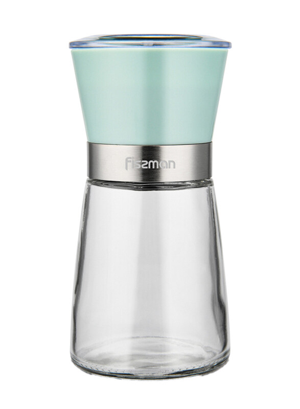 

Fissman Ceramic Salt & Pepper Mill Grinder, Mint/Clear