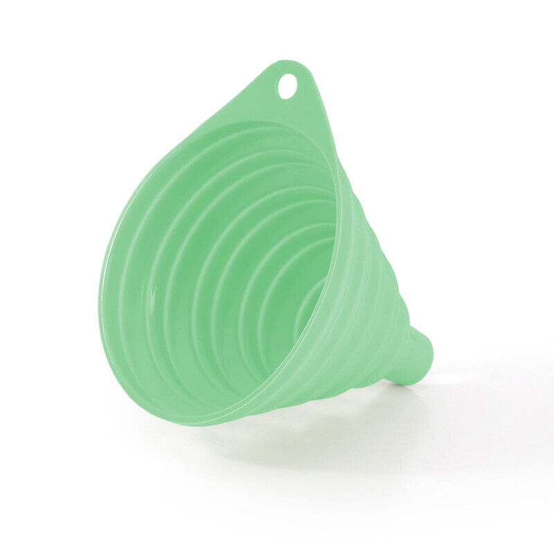 

Fissman Foldable Silicone Funnel, Green
