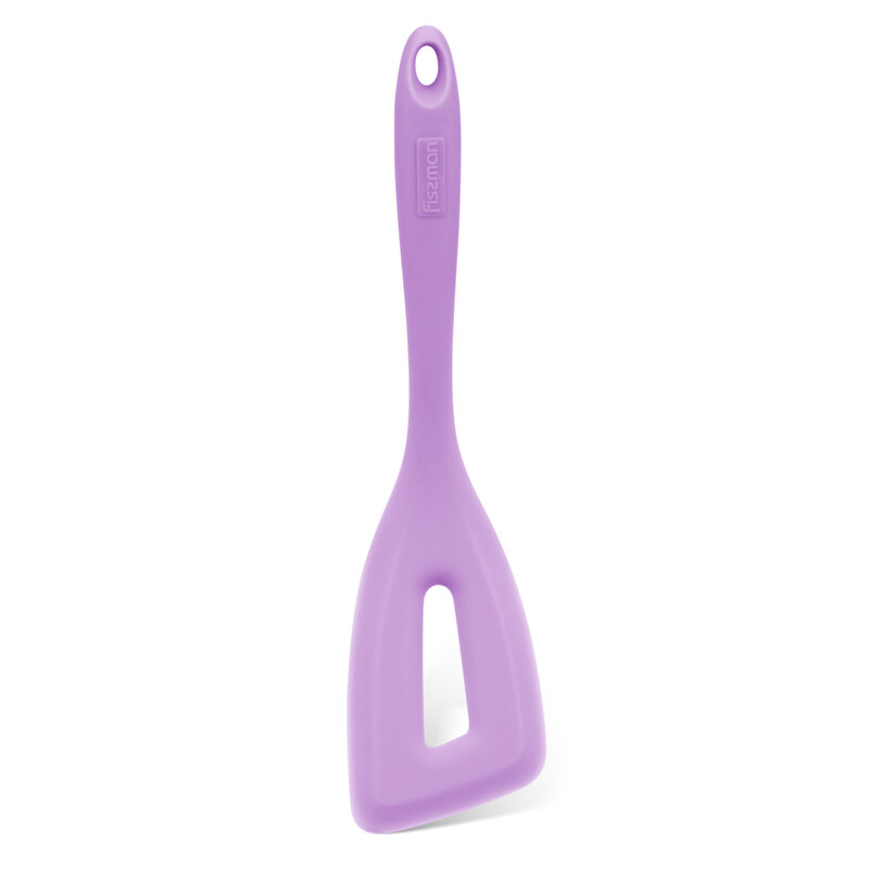 

Fissman 27cm Silicone Slotted Spatula/Turner, Purple