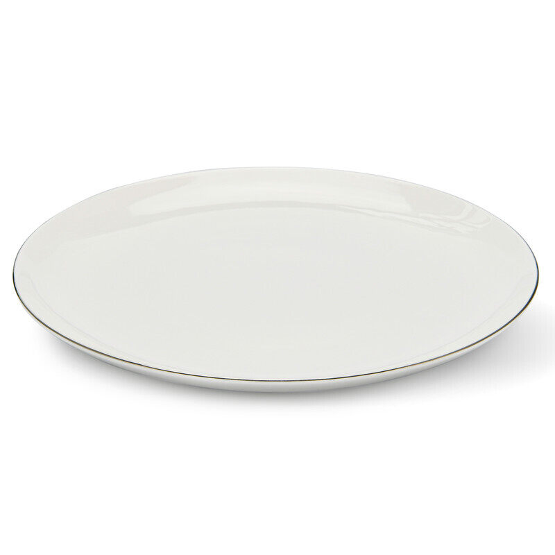 

Fissman 26cm Orfei Series Round Dinner Plate, White