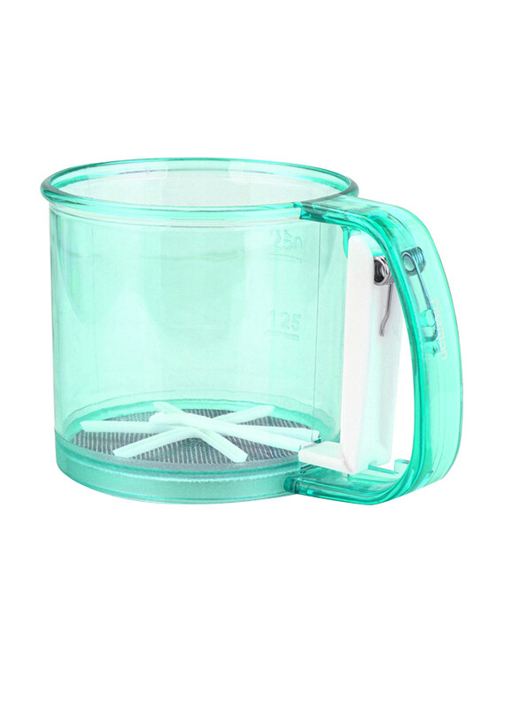 

Fissman Flour Mug Sifter with Stainless Steel Spring, Mint Green