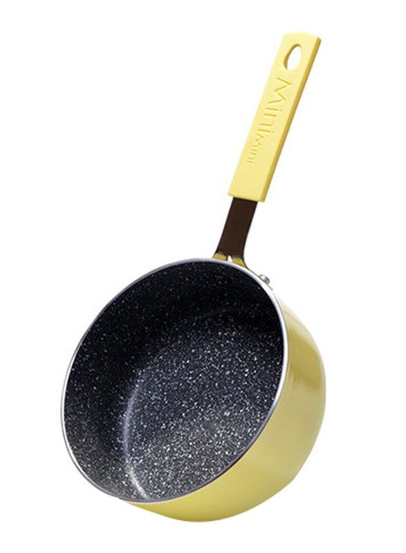 

Fissman 0.8 Ltr Mini Chef With Aluminium With Non-Stick Coating Sauce Pan, 14x6cm, Yellow