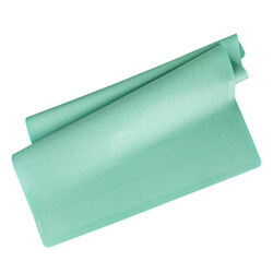 Fissman 30cm Silicone Baking/Kneading Mat, 30x5.5x5.5 cm, Mint