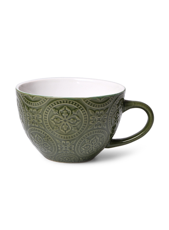 Fissman 460ml Ceramic Mug, 14.5x7.5x12 cm