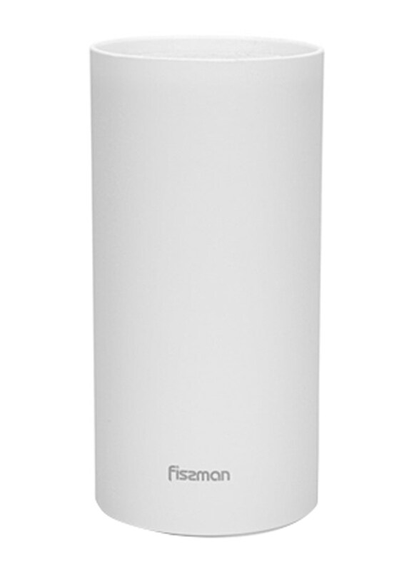 

Fissman Plastic Round Shaped Kitchen Knife Organizer, White
