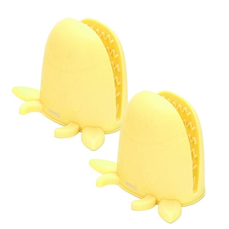 

Fissman 2-Piece Silicone Cow Head Pot Holder Magnet, Yellow