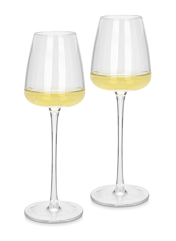 

Fissman 2-Piece 310ml White Wine Glasses Set, Clear