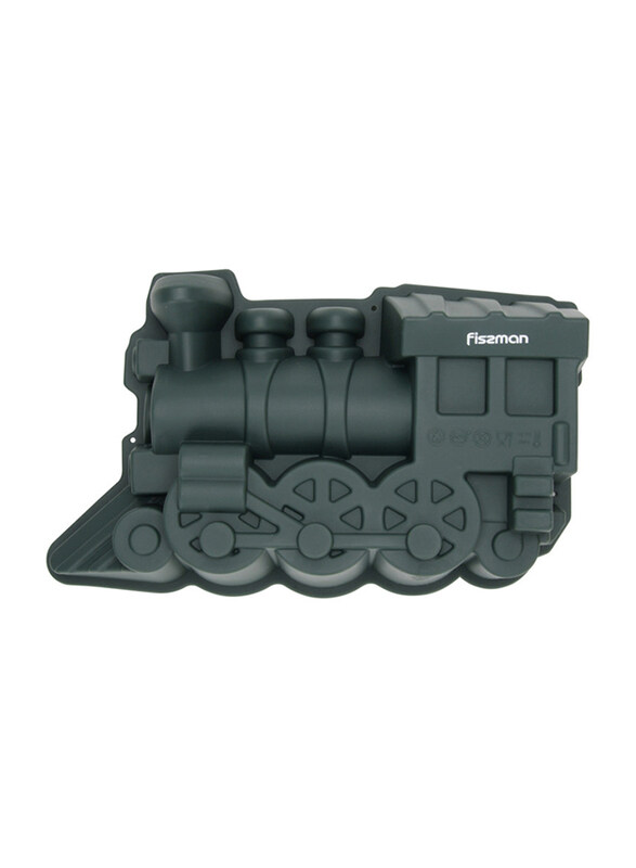 

Fissman 29 cm Train Shape Cake Mould, 29x17x6.8 cm, Green