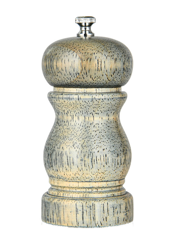 

Fissman Rubber Wood Body with Ceramic Grinder Salt & Pepper Mill, 11cm, Multicolour