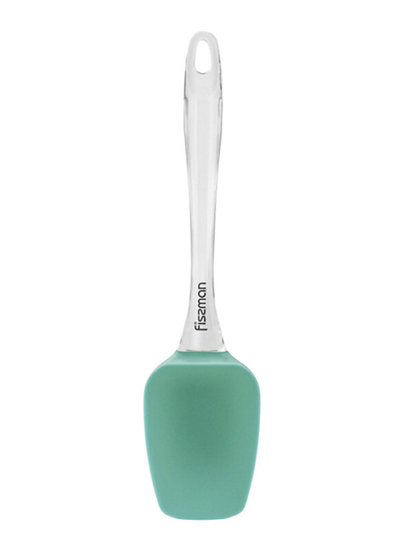 

Fissman 25cm Spatula with Handle, Mint/Clear