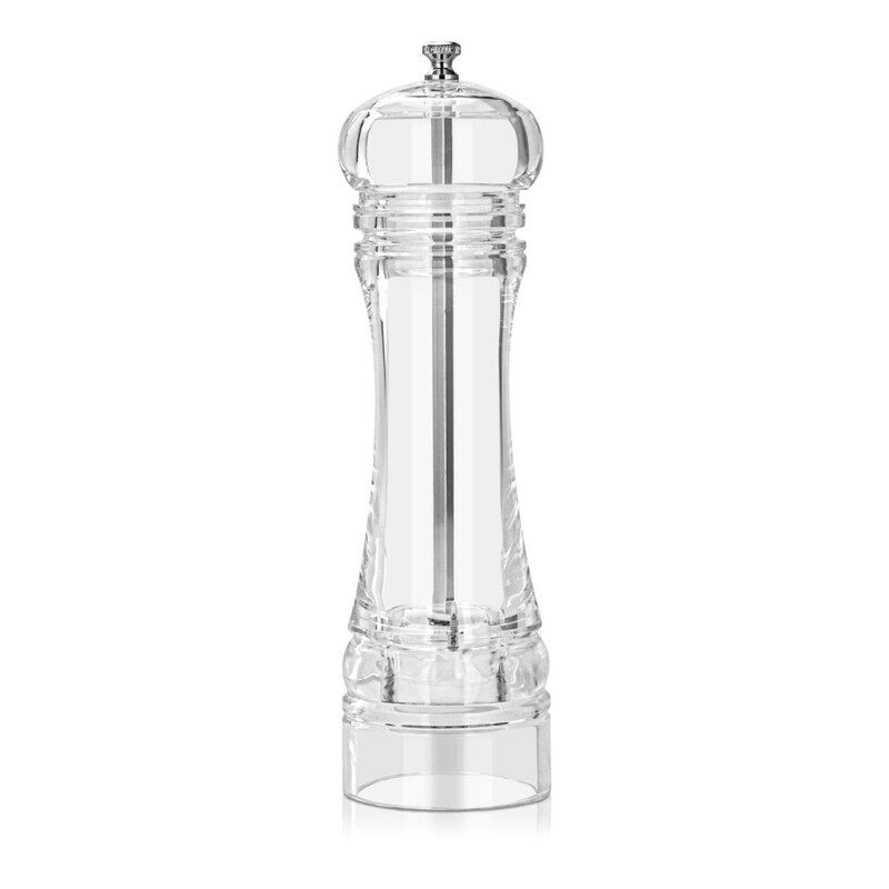 

Fissman Acrylic Body Salt & Pepper Mill with Ceramic Grinder, 21cm, Clear