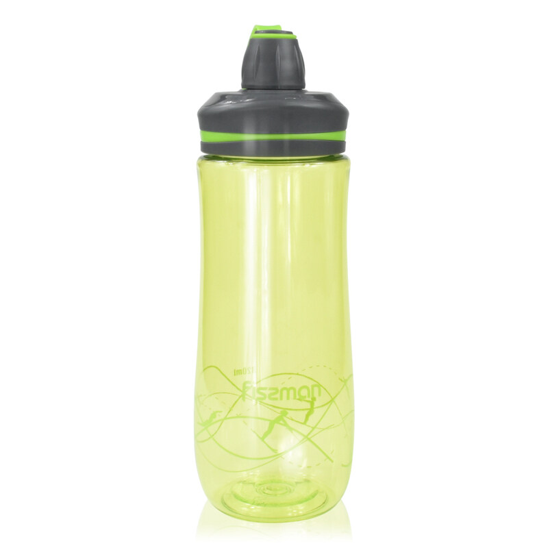 

Fissman Plastic Leakproof Water Bottle, Green/Yellow