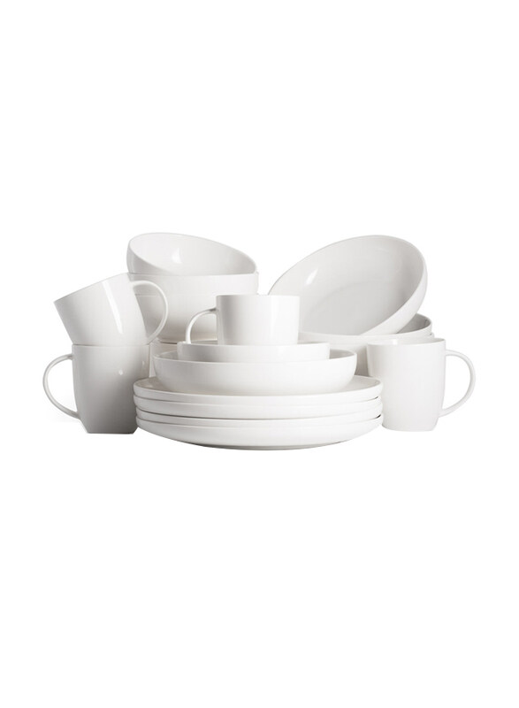 

Fissman 16-PieceTableware Set Horeca Porcelain, White