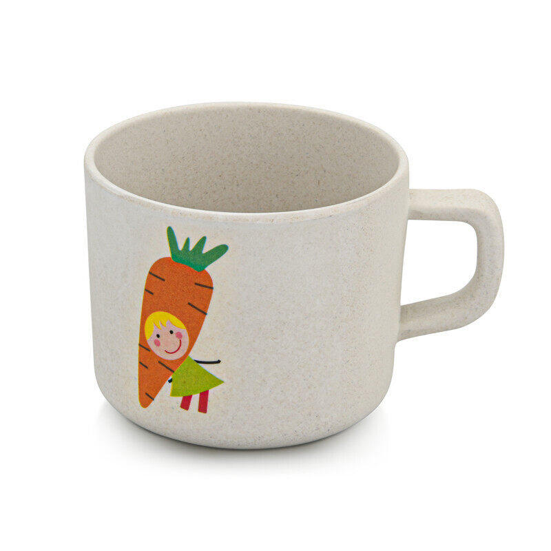 

Fissman 225ml Carrot Bamboo Fibre Mug, Multicolour