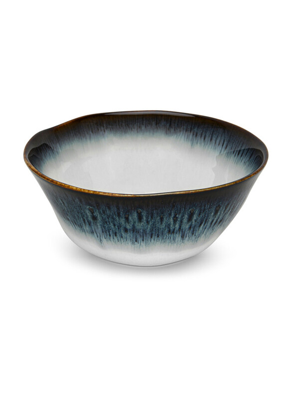 

Fissman 16cm Galactica Porcelain Bowl, Black/White