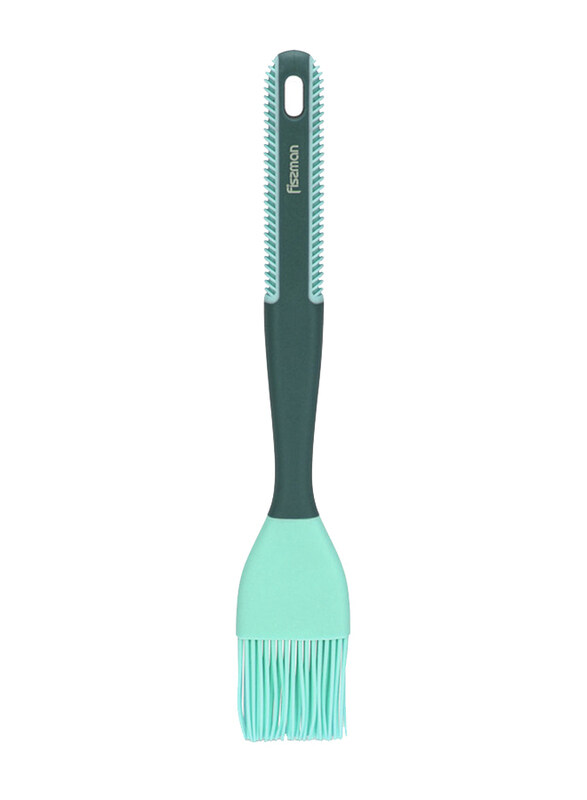 

Fissman 30 x 5cm Marinating Kitchen Brush with Transparent Handle, Mint