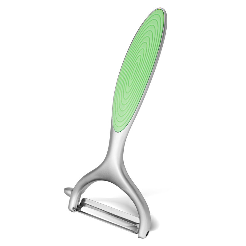 

Fissman Stainless Steel Y Shape Luminica Series Peeler, Green/Silver