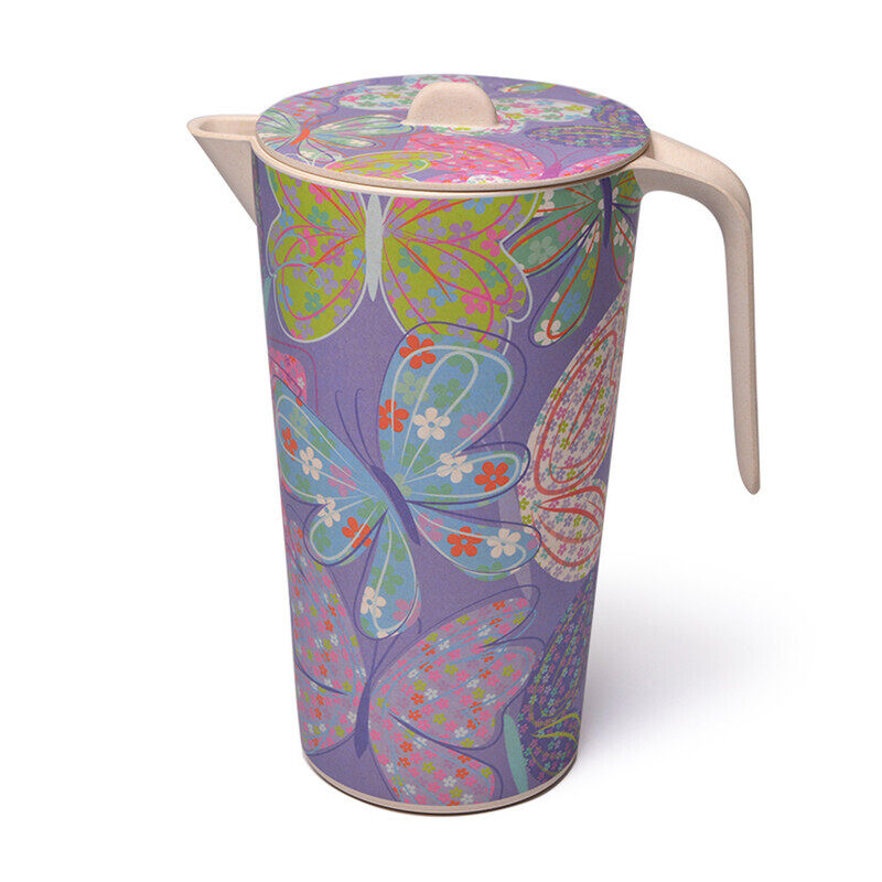 

Fissman Bamboo Fibre Flower Jug, Purple/Pink/Beige