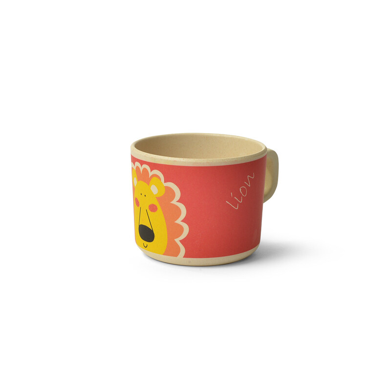 

Fissman 225ml Bamboo Lion Mug, Multicolour