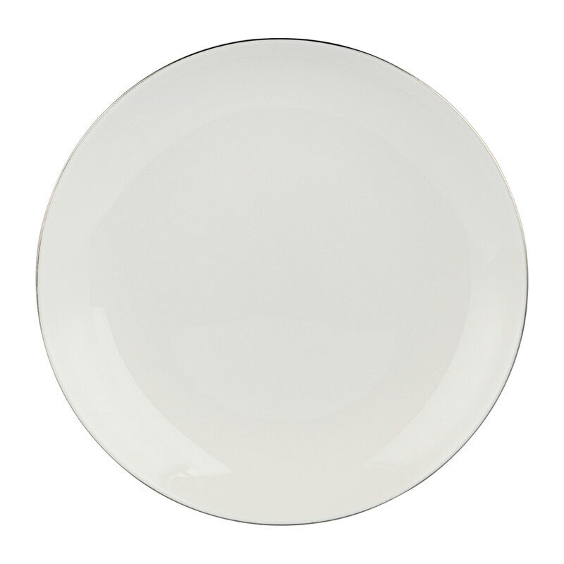 

Fissman 20cm Orfei Porcelain Dinner Plate, White