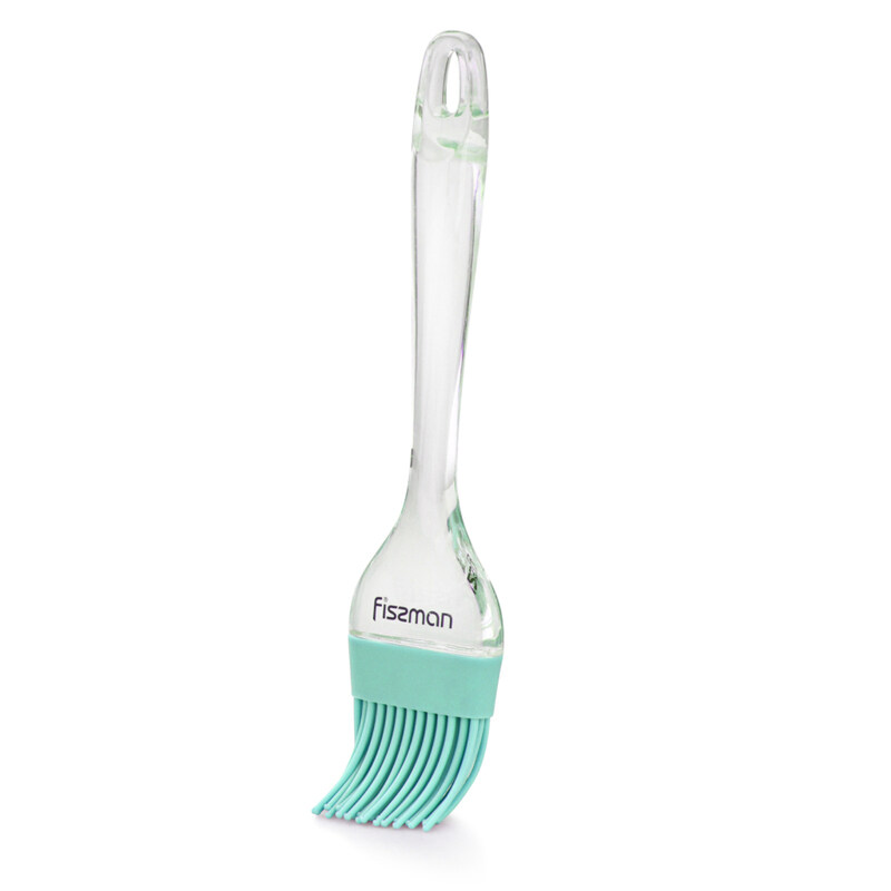 

Fissman Silicone Marinating Brush with Transparent Handle, Mint Green