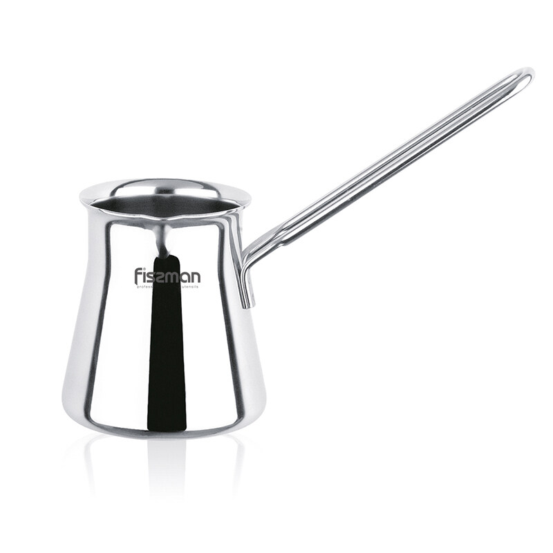 

Fissman 720ml Stainless Steel Coffee Pot, Silver
