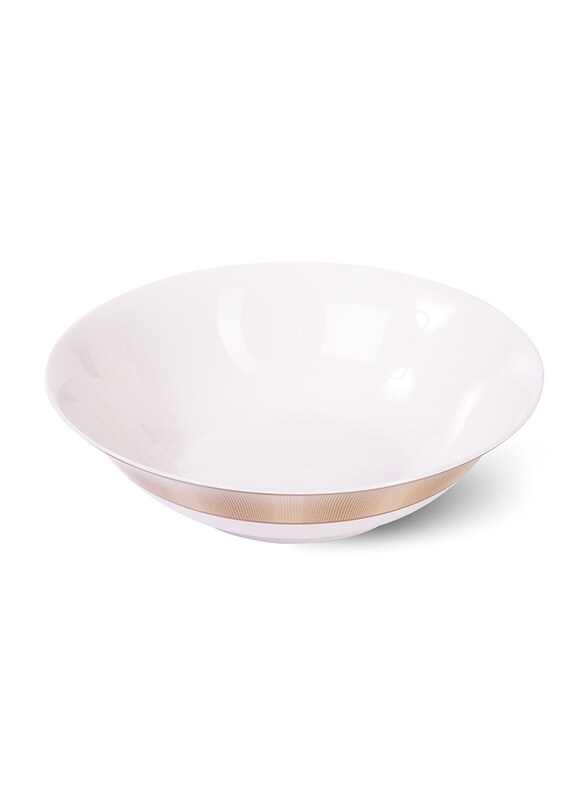 

Fissman 23 cm Versailles Porcelain Salad Bowl, 23x6x23 cm