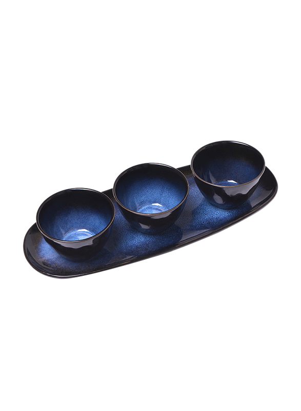 

Fissman 4-Piece Ciel Ceramic Serving Dishes Set, 38x8x15 cm