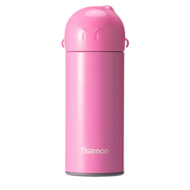 

Fissman Stainless Steel Boxing Double Wall Vacuum Thermos, Pink