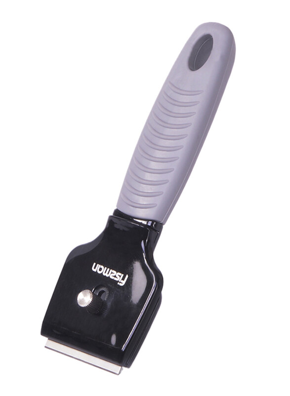 

Fissman 16 cm Stainless Steel Cleaning Scraper with 3 Changeable Blades, Black