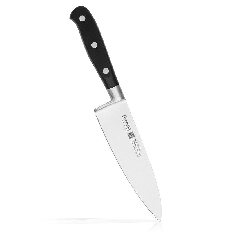 

Fissman 6-inch Kitakami Stainless Steel Chefs Knife, Silver/Black