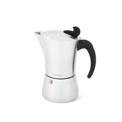 Fissman 360ml Stainless Steel Stovetop Espresso Maker for 6 Cups, Silver