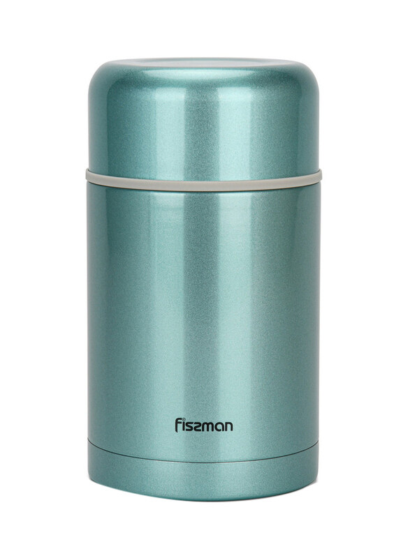 

Fissman 800ml Stainless Steel Double Wall Vacuum Food Jar, Silver