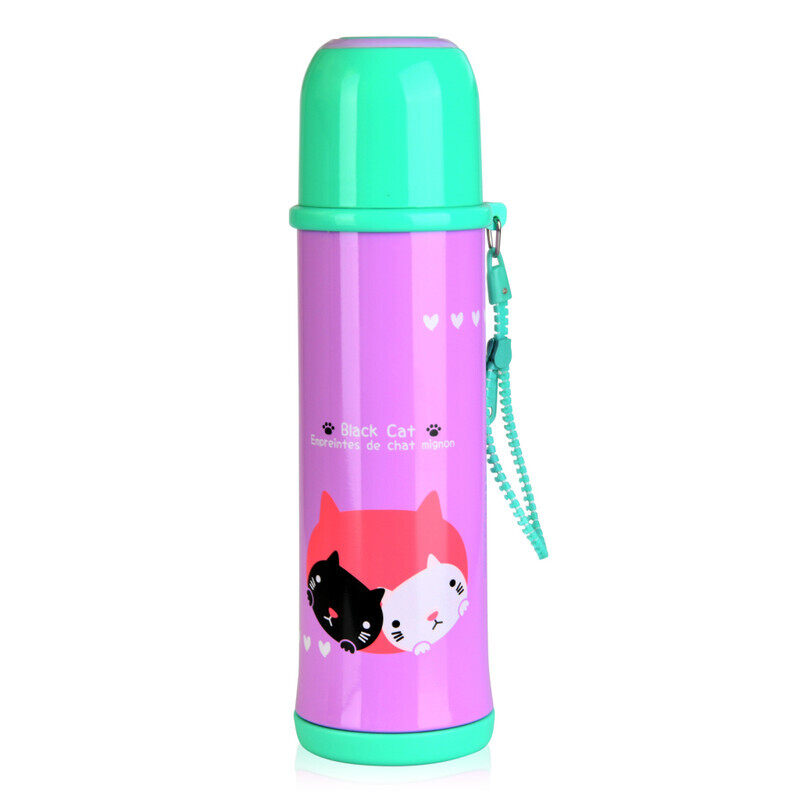 

Fissman 480ml Stainless Steel Kids Vacuum Flask, Multicolour