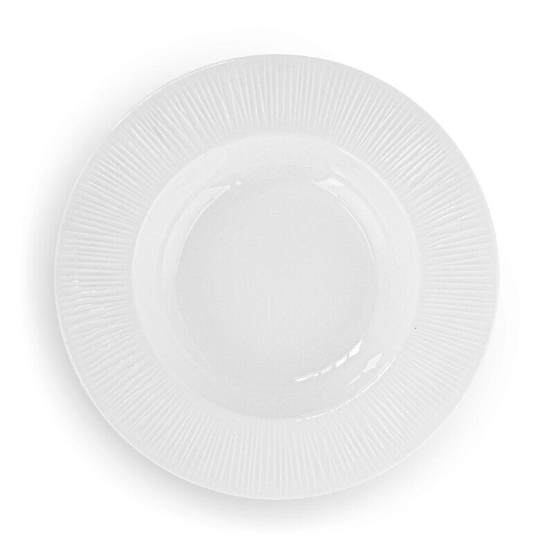 

Fissman 25cm Bellagio Series Round Soup/Deep Plate, White