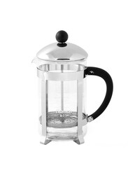 Fissman 350ml Freddo Stainless Steel Borosilicate Glass French Press Coffee Maker, Silver