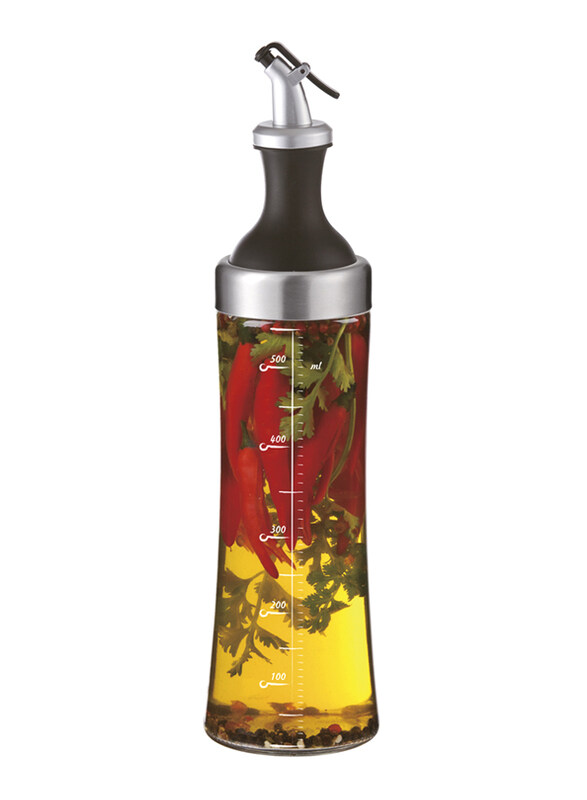 

Fissman Glass Oil & Spices Bottle, 570ml, Clear