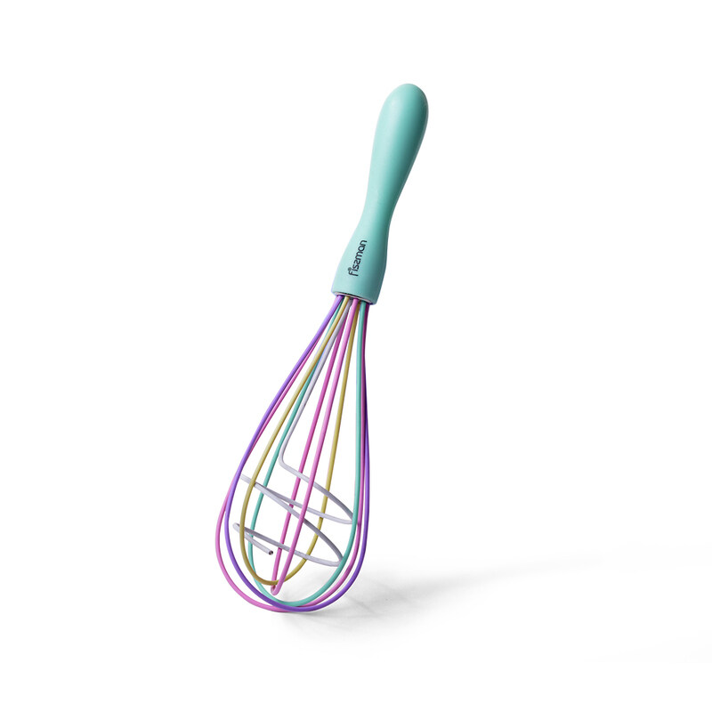 

Fissman 25cm Silicone Whisk Set, Blue