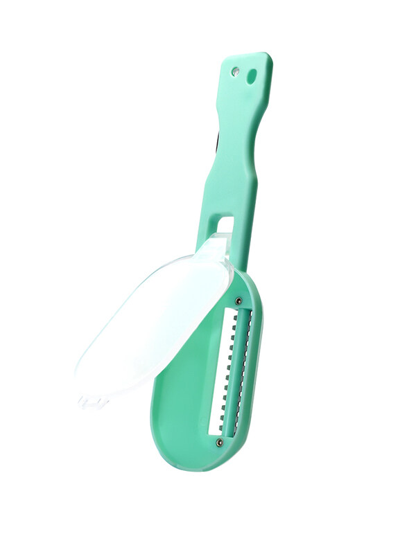 

Fissman Fish Scaler with Moon-Shaped Knife & Container, Green