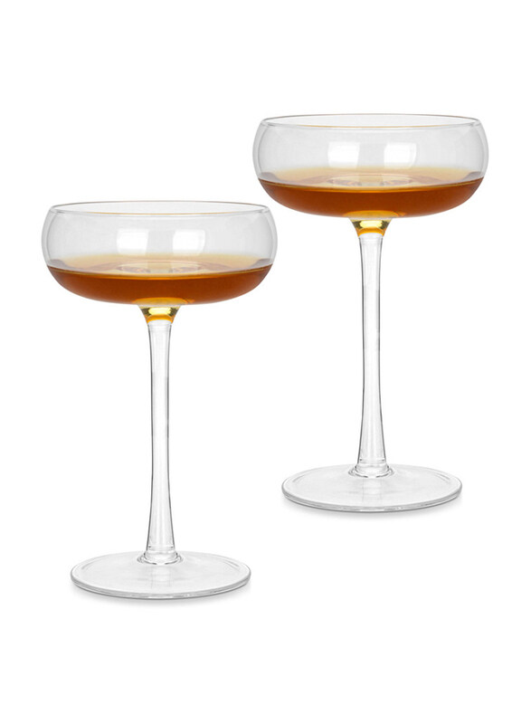 

Fissman 2-Piece 150ml Cocktail Glass Set, Clear