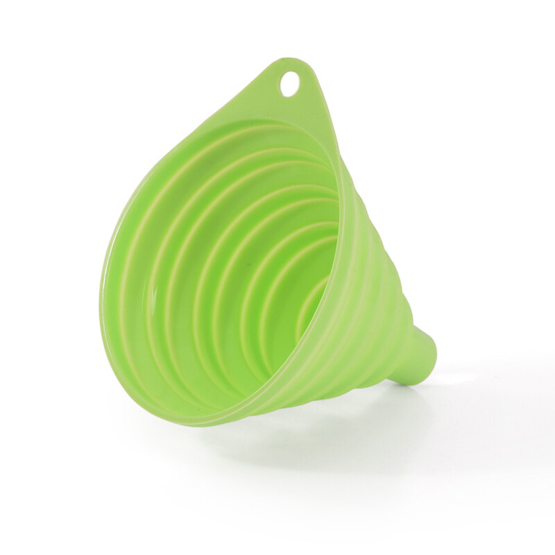 

Fissman Silicone Foldable Funnel, Green