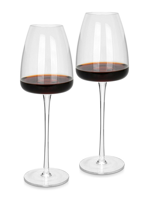 

Fissman 2-Piece 500ml Red Wine Glass Set, Clear