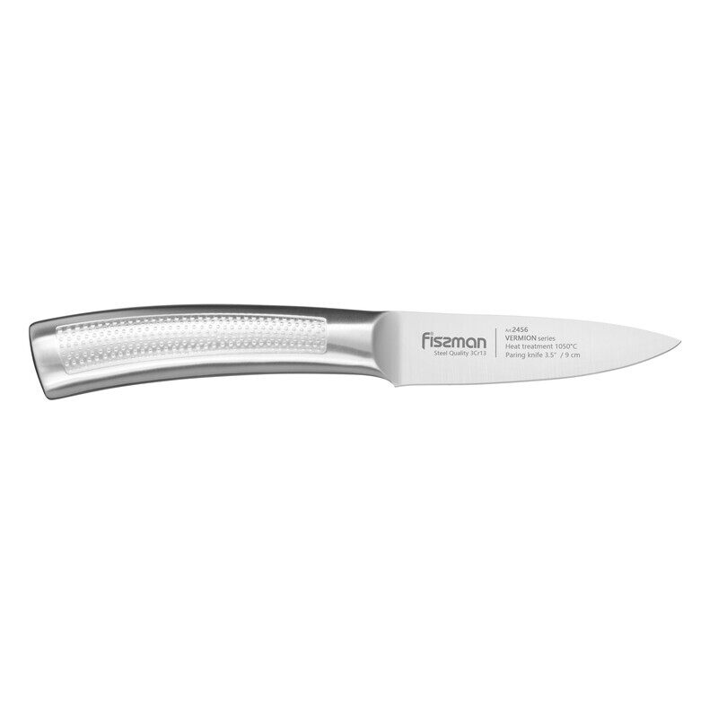 

Fissman 3.5-inch Vermion Stainless Steel Paring Knife with Hollow Handle, Silver